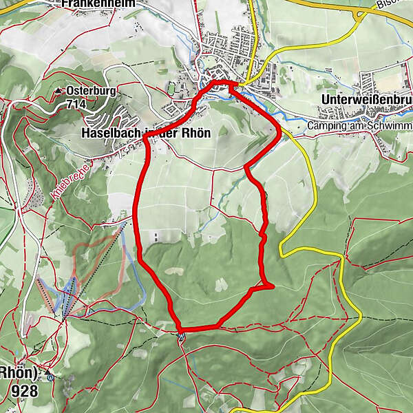 Rhön Rundweg 5 Bischofsheim Rhön Bergfex Wanderung Tour Bayern 4190