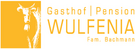 Logotyp Gasthof Pension Wulfenia