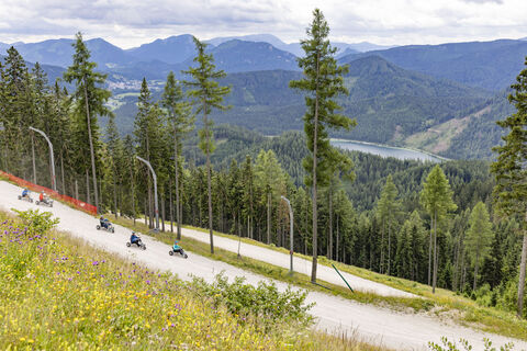 Mountaincartbahn auf der Gemeindealpe in Mitterbach am Erlaufsee.