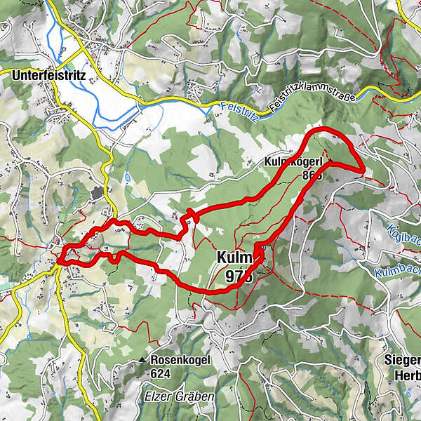 Puch bei Weiz Eiteljörg Kulmkögerl Kulm BERGFEX Wanderung