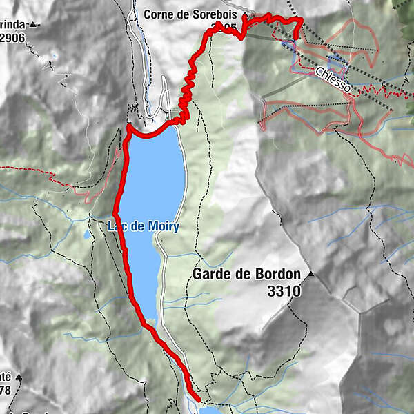 La Vouarda Corne De Sorebois Anniviers BERGFEX Wanderung Tour