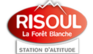Logotipo Risoul - Front de neige