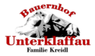 Logotipo Bio Bauernhof Unterklaffau