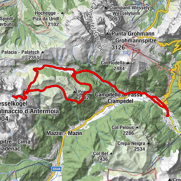 Antermoia BERGFEX Mountainbike Tour Trentino