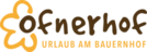 Logotyp Ofnerhof - Familie Gruber