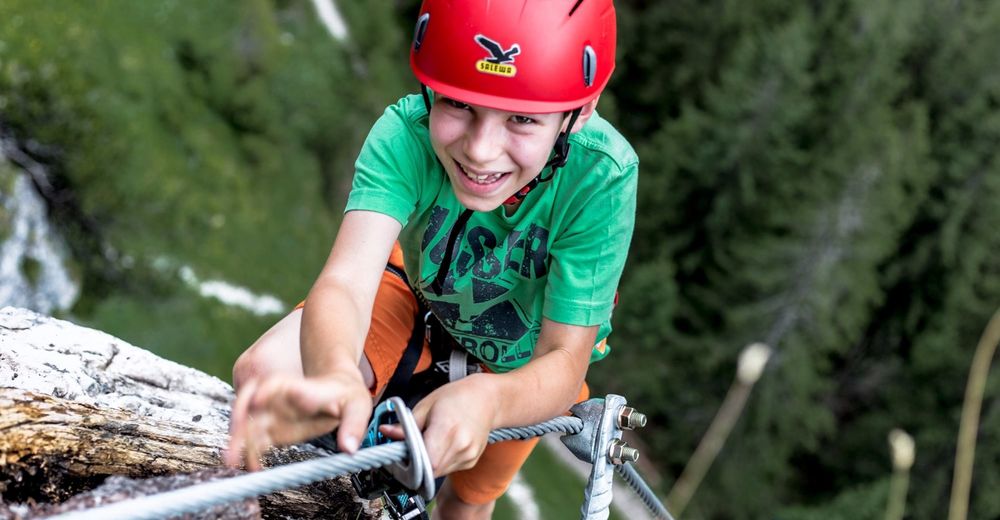St. Magdalena Klettersteig BERGFEX Klettersteig Tour Tirol