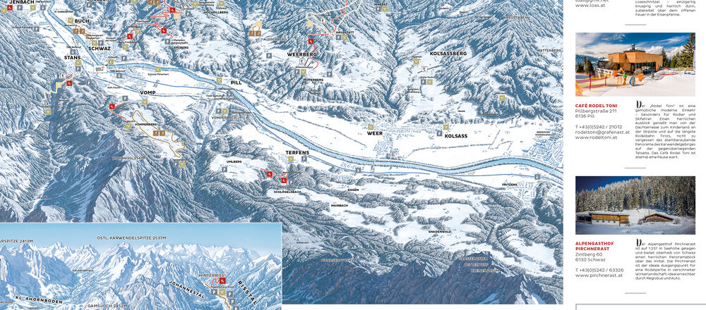 Loipenplan Silberregion Karwendel