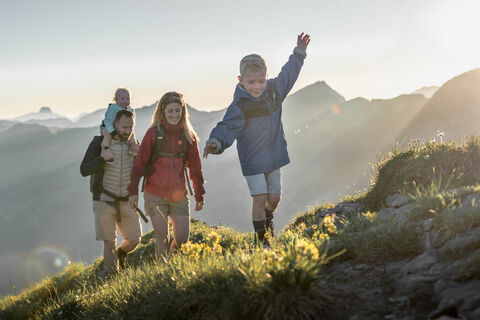 Familienwanderung