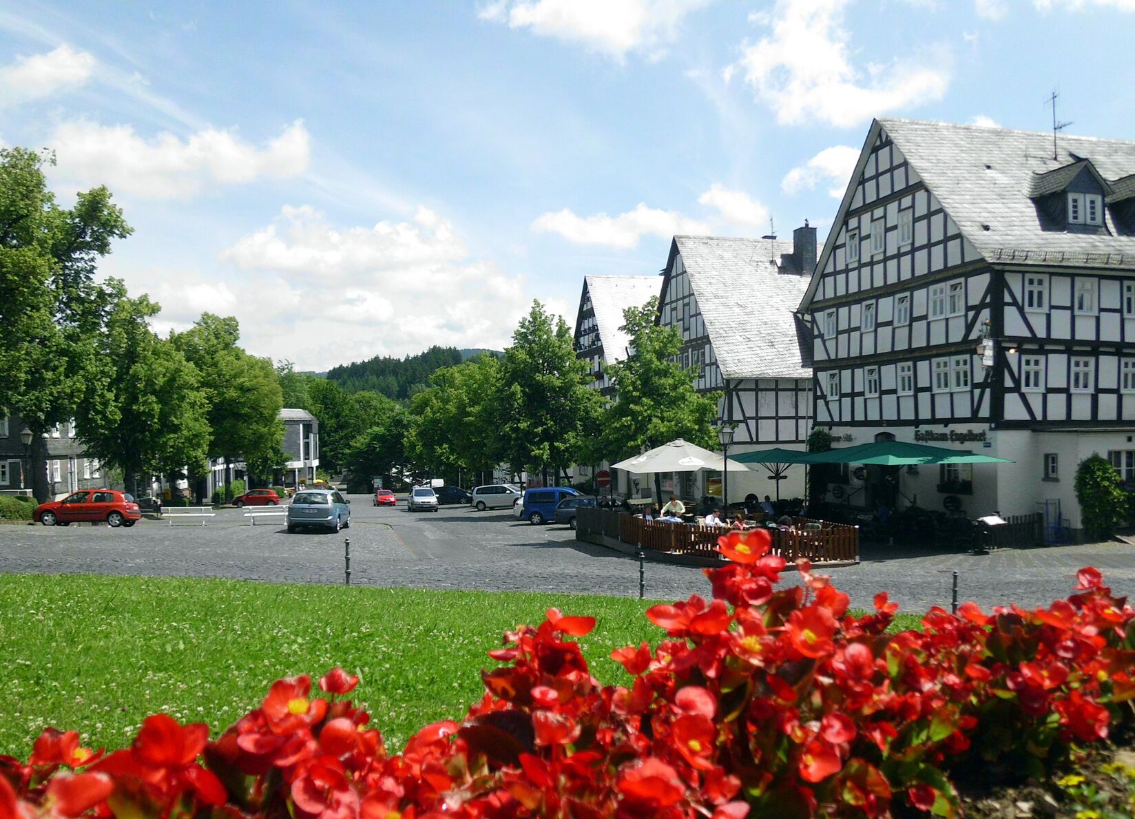 BERGFEX Panoramakarte Hilchenbach Karte Hilchenbach Alm Hilchenbach