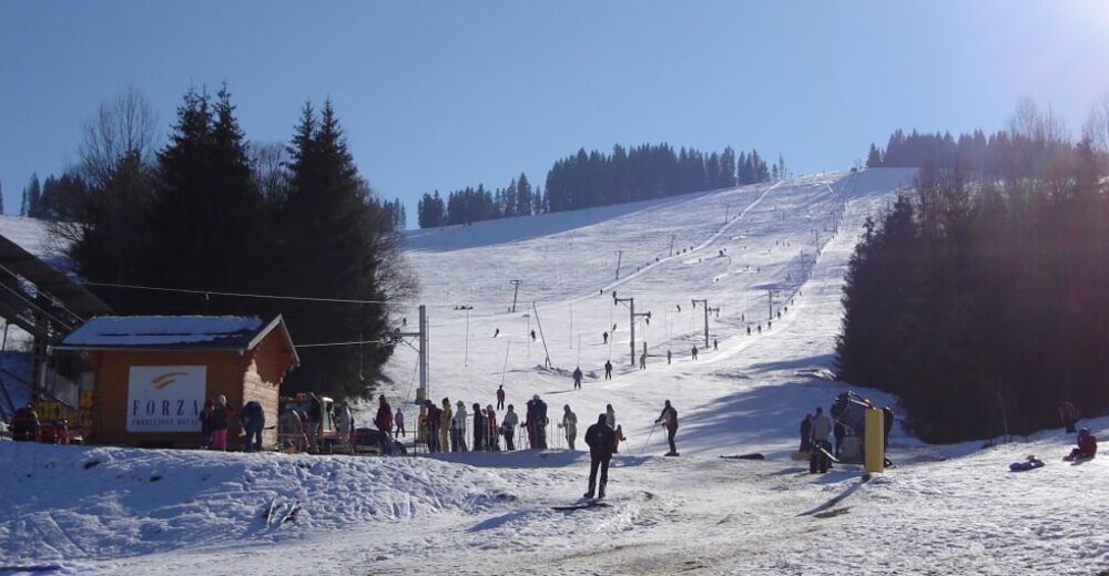 Plan skijaških staza Skijaško područje Ski Čierny Balog