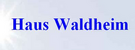 Logo Haus Waldheim