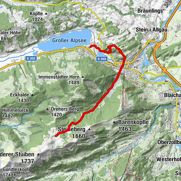 Himmelsstürmer Route Der Wandertrilogie Allgäu Etappe 10 Alpe Gund Immenstadtbühl Am 0415