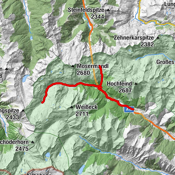 Durch das Riedingtal nach Mühlbach - BERGFEX - Hiking - Tour
