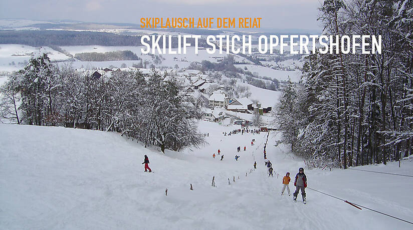 PistenplanSkigebiet Skilift Stich / Opfertshofen