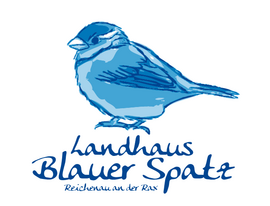 Logotipo Landhaus Blauer Spatz