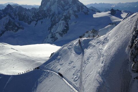 Ski area Chamonix Mont-Blanc