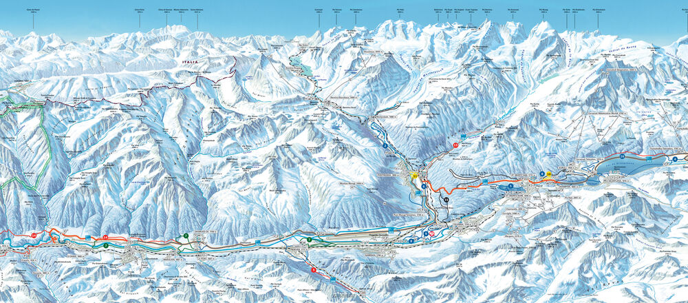 Loipenplan Engadin St. Moritz