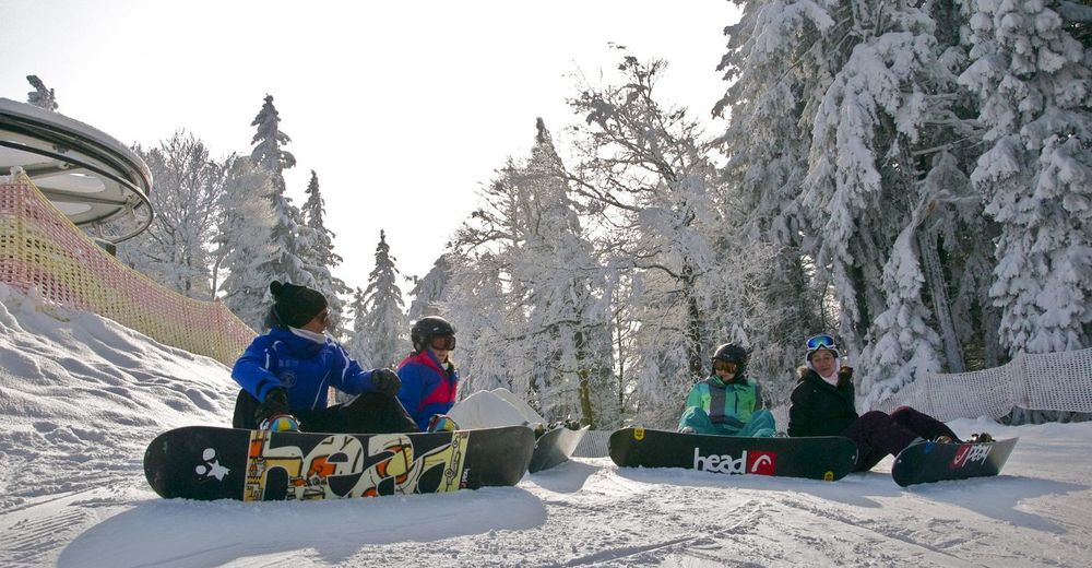 Snowboarden – in der Gruppe