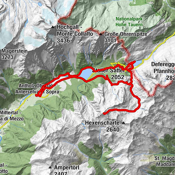 Antholz Rotwand 2081 - BERGFEX - - Retki Etelä-Tiroli