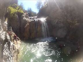 Canyoning Stuibenfälle - Ein toller Bach mit hohen Abseilern