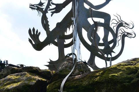 Metallskulptur Felsenreiter am Predigtstuhl