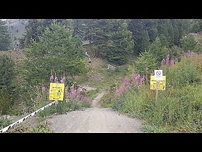 Trail Abfahrt  nach Pila
