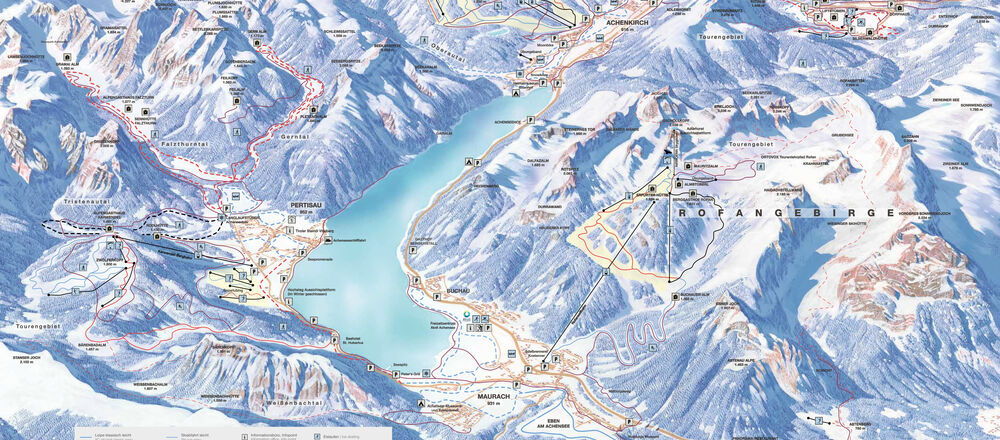 Loipenplan Achensee - Tirols Sport & Vital Park