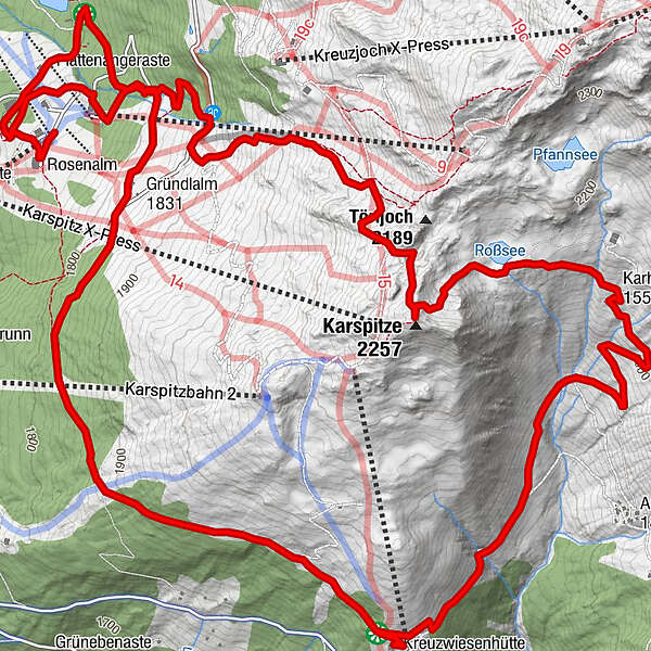 Kleiner Rundkurs - BERGFEX - Wanderung - Tour Tirol