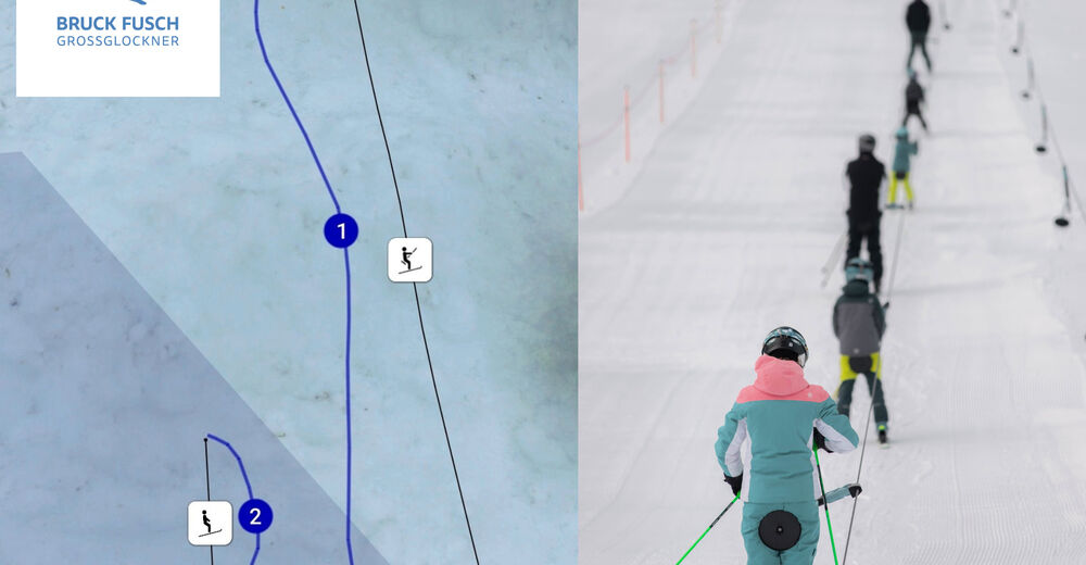 Plan de piste Station de ski Bruck Fusch / Grossglockner
