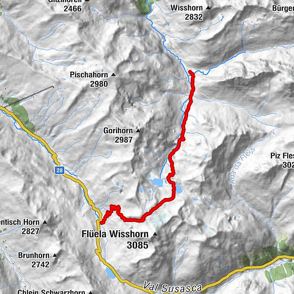 Fl Ela W Gerhus J Riseen Berghaus Vereina Bergfex Wanderung