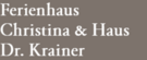 Logotip Ferienhaus Christina & Dr. Krainer