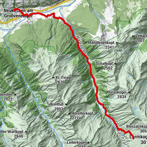 Thüringerhütte im Habachtal - BERGFEX - Wanderung - Tour Salzburger Land