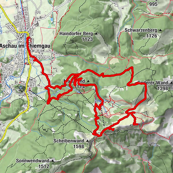 Aschau Im Chiemgau - Kampenwand-Ostgipfel - Kampenwand-Innerer ...