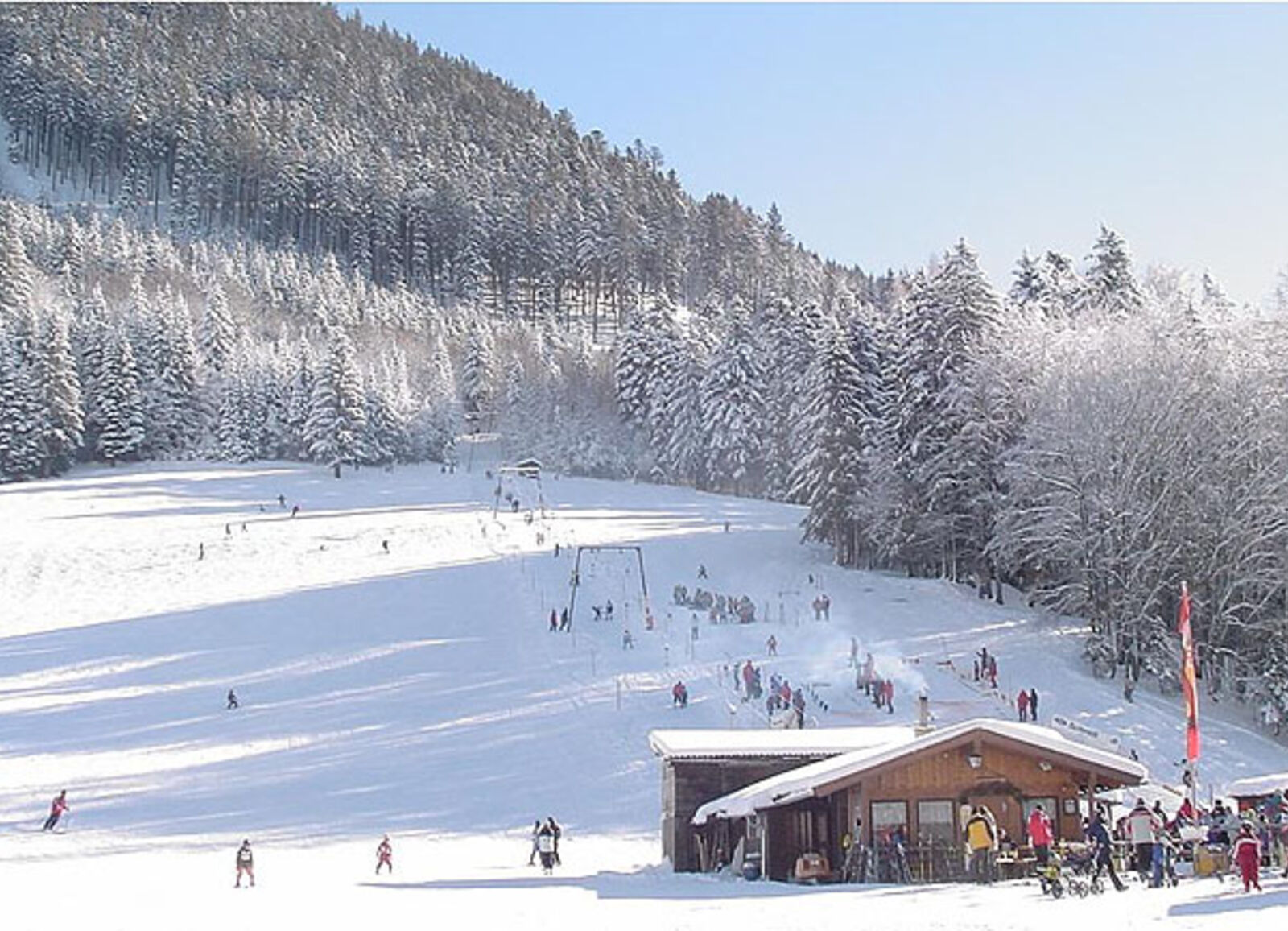 Pistenplan Skigebiet Kesselmannlift / Faistenau