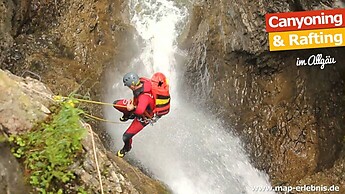 Canyoning Kleinwalsertal Schwarzwasserbach