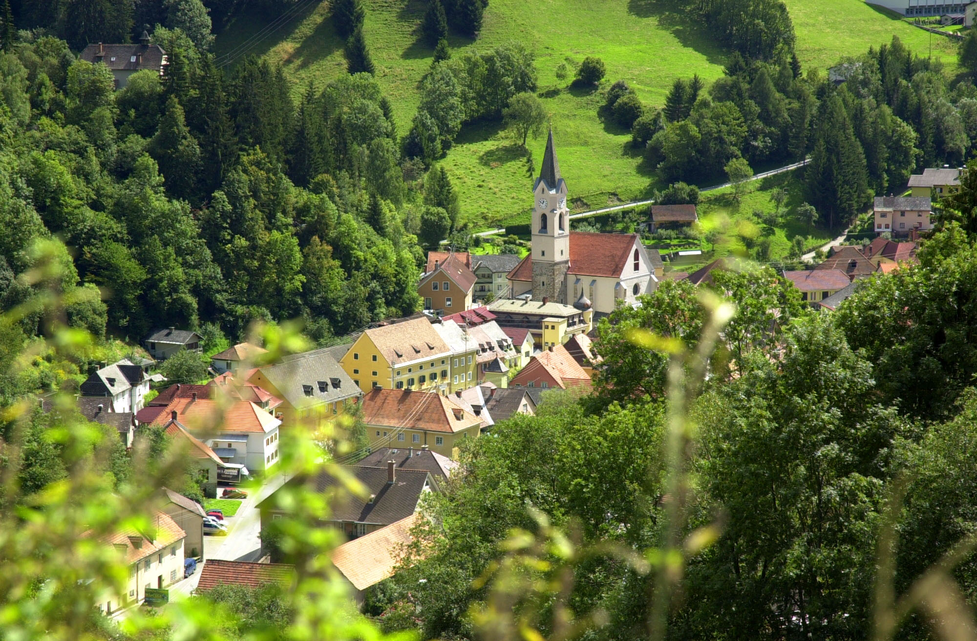 BERGFEX Panoramakarte Hüttenberg Karte Hüttenberg Alm Hüttenberg
