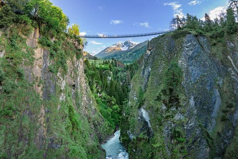 Hängebrücke über die Iselschlucht