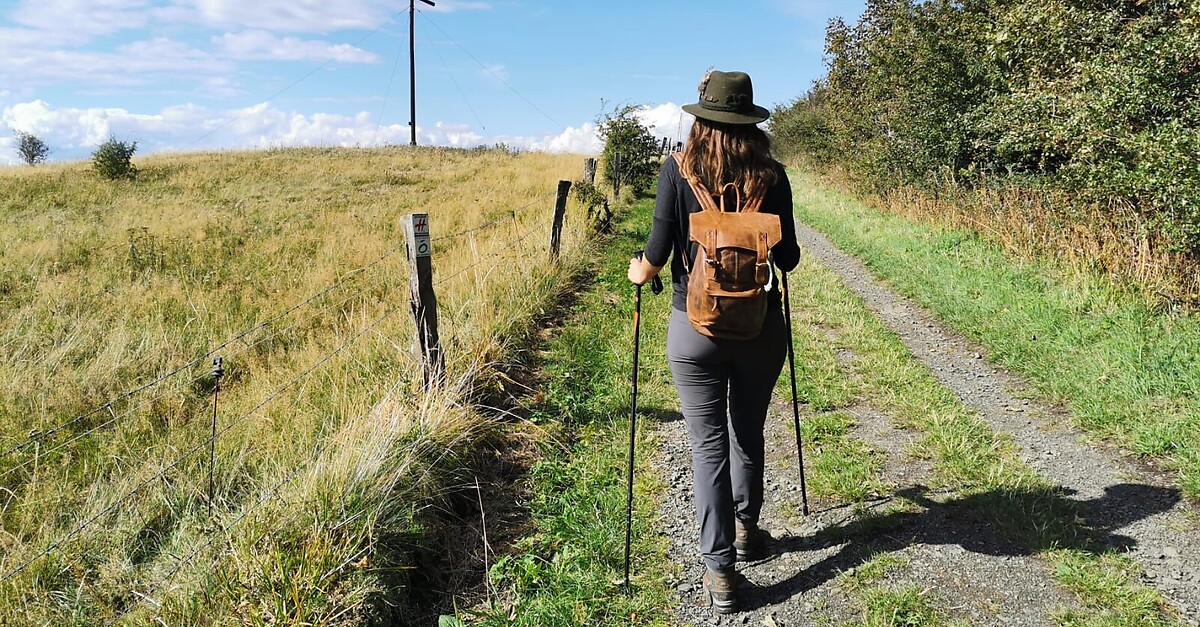 Rhön Rundweg 9 Simmershausen Hilders Rhön BERGFEX Wanderung