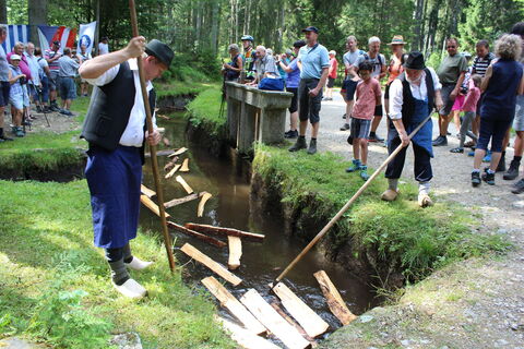 Schauschwemme am Schwarzenbergischen Schwemmkanal