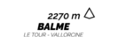 Logo Balme - Vallorcine