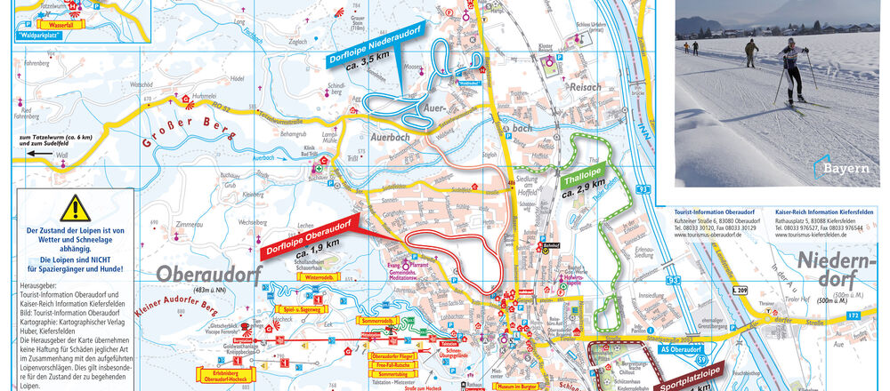 Loipenplan Oberaudorf Hocheck