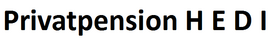 Logó Privatpension Hedi