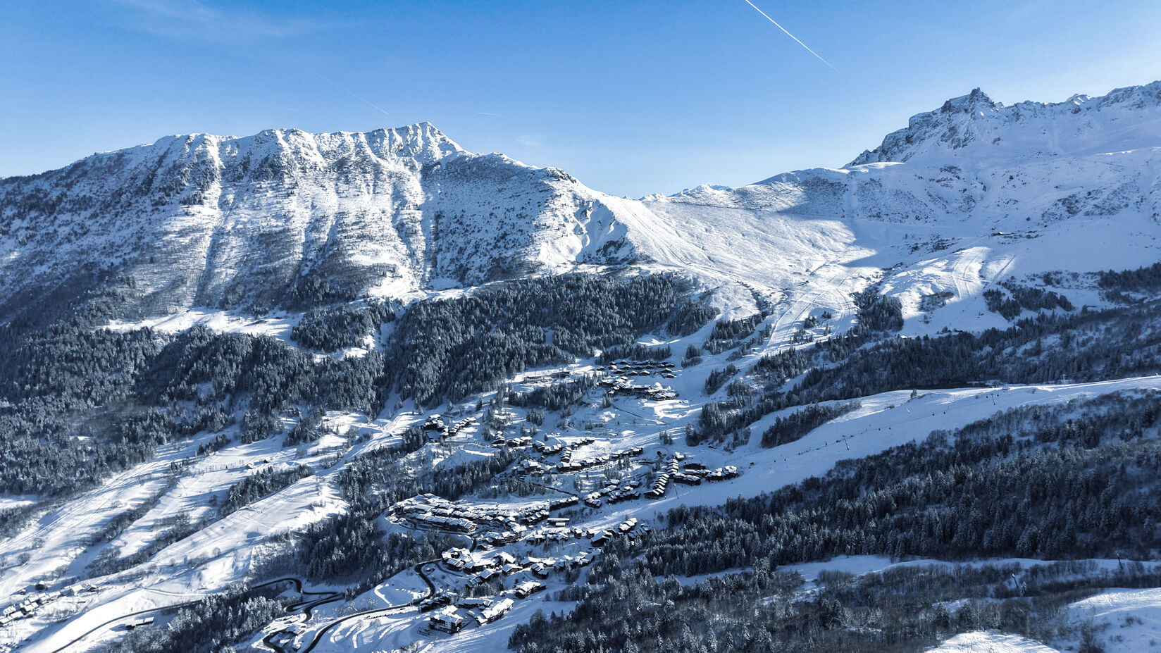 PistenplanSkigebiet Valmorel - Le Grand Domaine