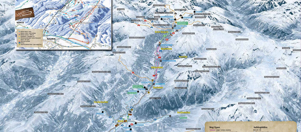 Loipenplan/Langlaufen Rauris Loipenplan Rauris