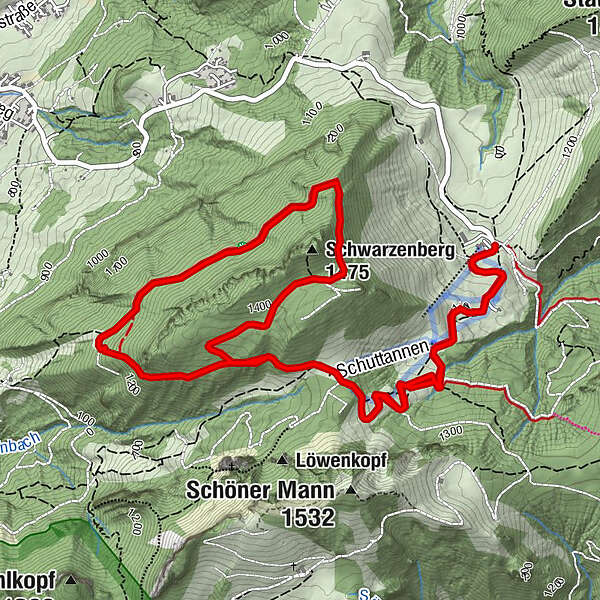 Rundwanderung Schwarzenberg Bergfex Wanderung Tour Vorarlberg