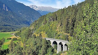 Landwasser/Schmitten Viadukt: Aussichtsplatform Nord
