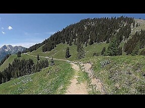 Trail zw. Karsegg- und Unterwandalm