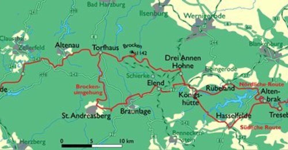 BERGFEX-Sehenswürdigkeiten - Harzer Hexenstieg - Braunlage