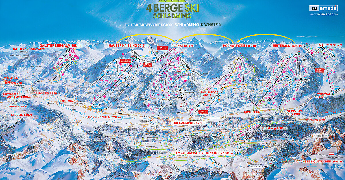 BERGFEX: Skigebiet Planai / Schladming / Ski amade - Skiurlaub Planai / Schladming / Ski amade