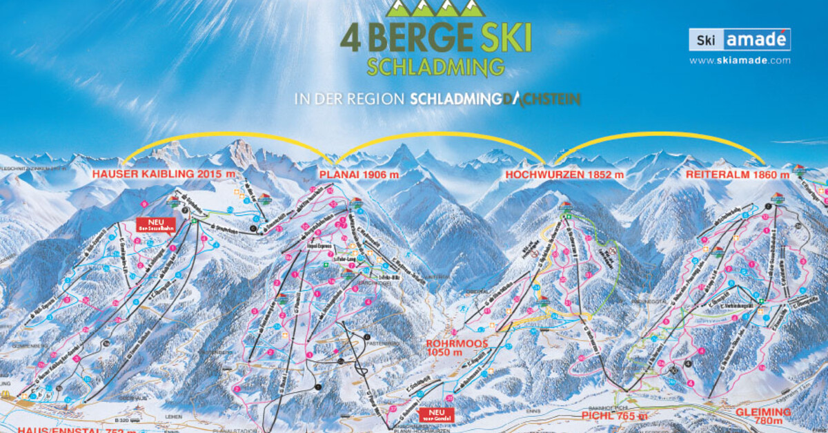 BERGFEX: Skigebiet Planai / Schladming / Ski amade - Skiurlaub Planai / Schladming / Ski amade